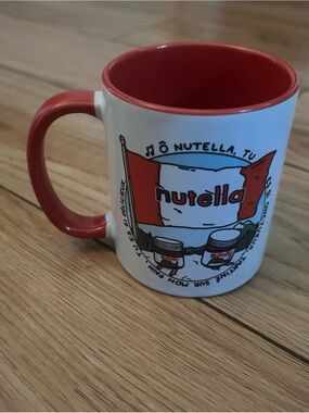 Nutella Red & White Logo Mug❤️